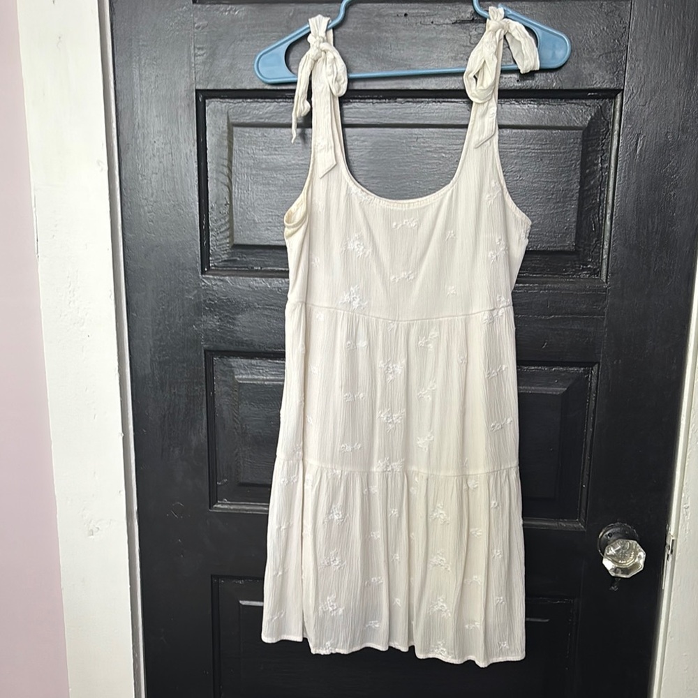 American Eagle Outfitters Cream Mini Dress